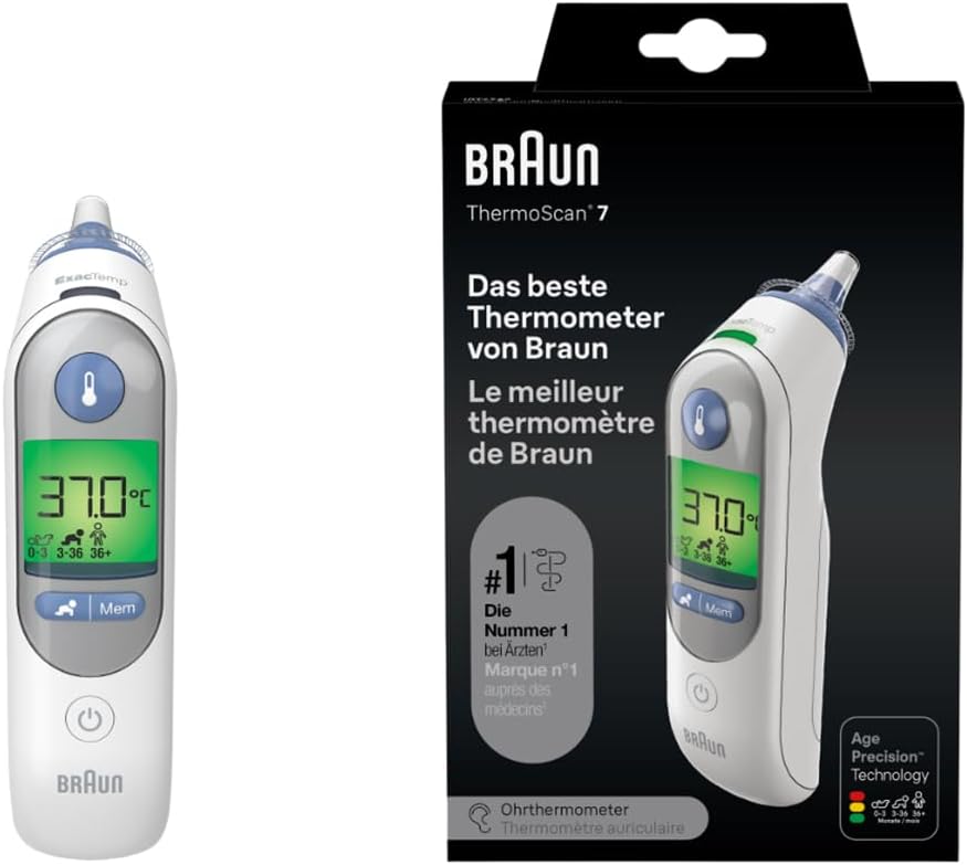 Braun ThermoScan 7 Ohrthermometer, Digital