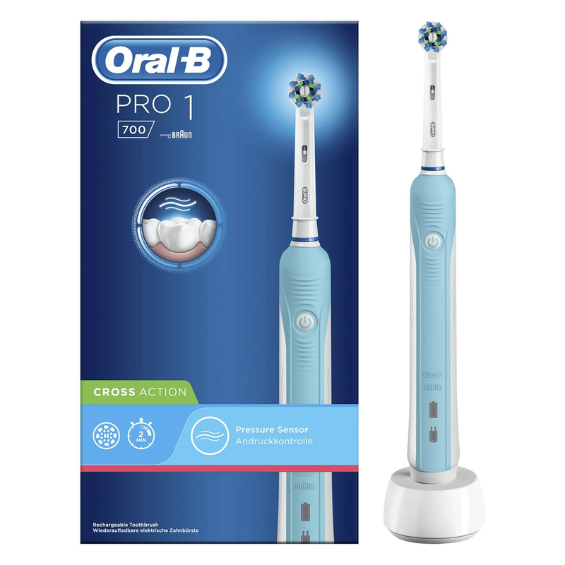 Oral-B Pro700 Vitality elektronische Crossaction Aufst Zahnbürste, mit