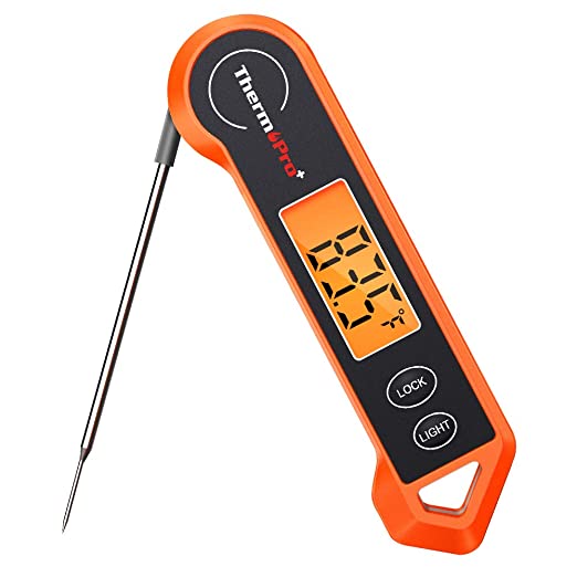 ThermoPro TP19H Wasserdichtes, sofort ablesbares Lebensmittelthermometer zum Kochen