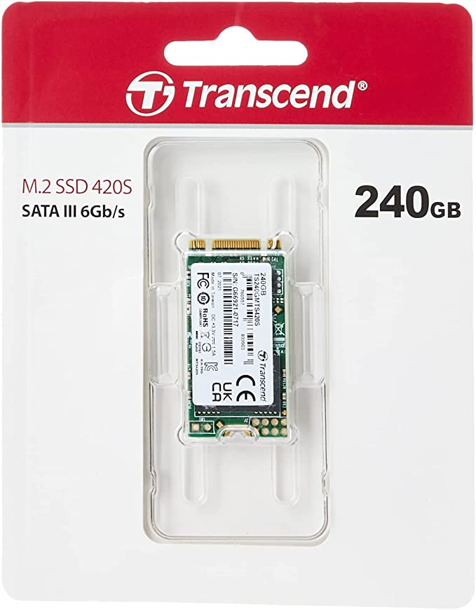 Transcend 240 GB SATA III 6 Gb/s MTS420S 42 mm M.2 SSD 420S SSD TS240GMTS420S